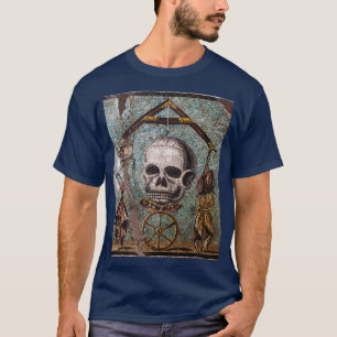 POMPEII COLLECTION MEMENTO MORI SKULL BUTTERFLY AN T-Shirt