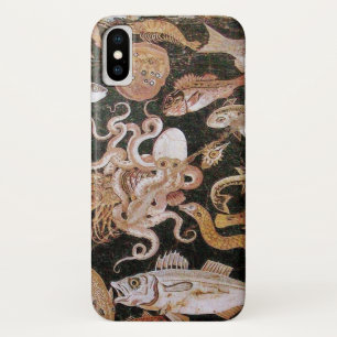POMPEII COLLECTION / OCEAN - SEA LIFE SCENE iPhone X CASE