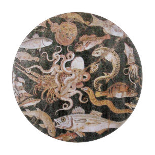 POMPEII COLLECTION / OCEAN - SEA LIFE SCENE CUTTING BOARD