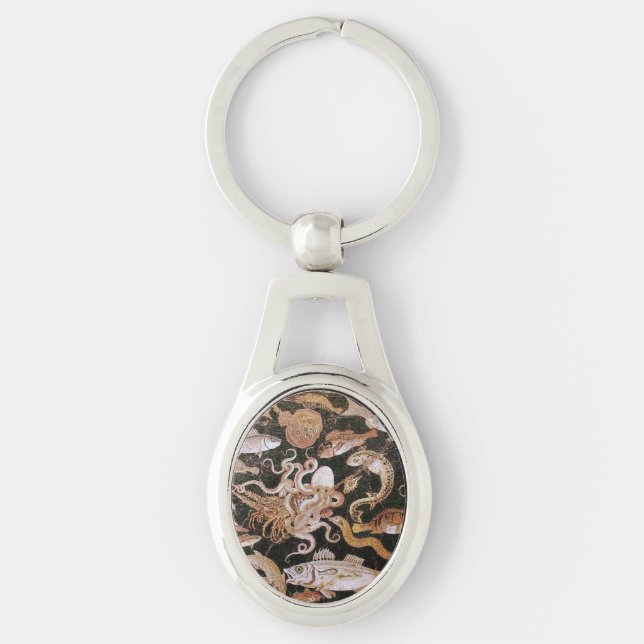 POMPEII COLLECTION / OCEAN - SEA LIFE SCENE KEY RING (Front)