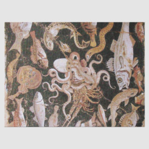 POMPEII COLLECTION / OCEAN - SEA LIFE SCENE TISSUE PAPER