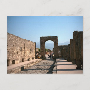 Pompeii, Gateway into the Forum Postcard