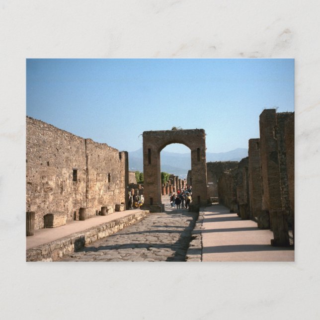 Pompeii, Gateway into the Forum Postcard (Front)
