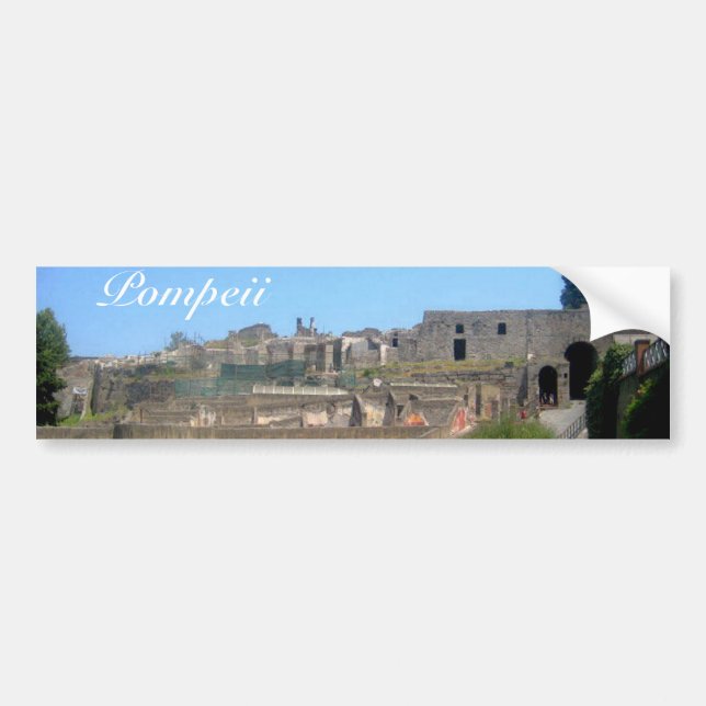 Pompeii Italy Bumper Sticker (Front)