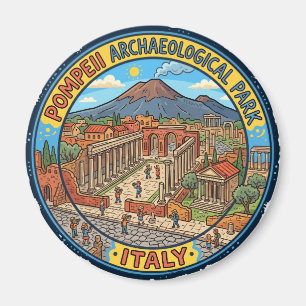 Pompeii Italy Magnet
