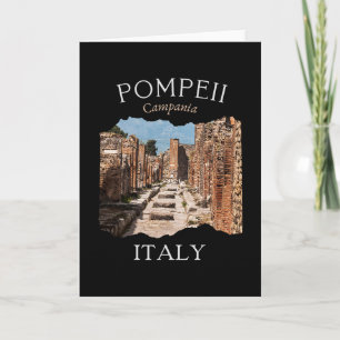 Pompeii Italy Tourist Souvenir Europe Vacation Rom Card