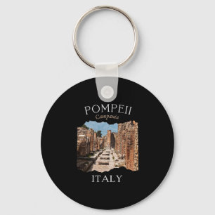 Pompeii Italy Tourist Souvenir Europe Vacation Rom Key Ring