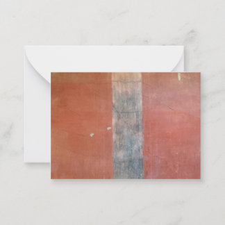Pompeii Ochre Wall Thank You Note Card