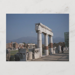 Pompeii, Pillars in the Forum Postcard