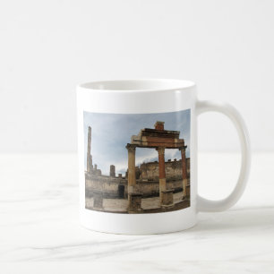 Pompeii - Remaining columns of the Arcade Coffee Mug