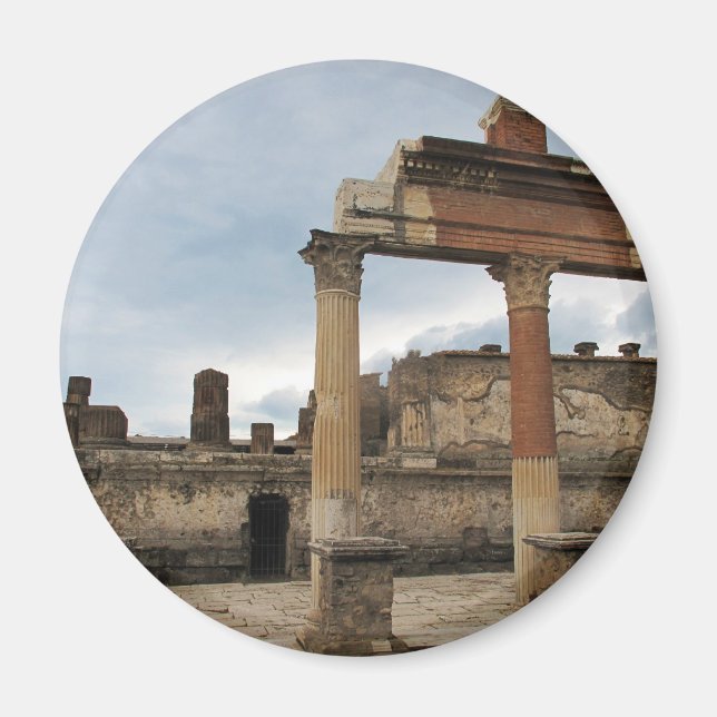 Pompeii - Remaining columns of the Arcade Magnet (Front)