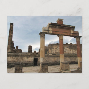Pompeii - Remaining columns of the Arcade Postcard
