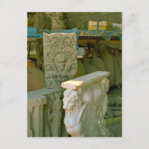 Pompeii, Replica of ancient artefacts Postcard
