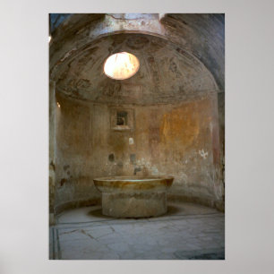 Pompeii, Roman bath house Poster