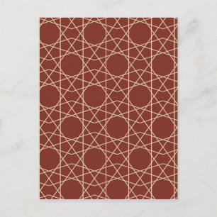 Pompeii Sand Geometry Postcard