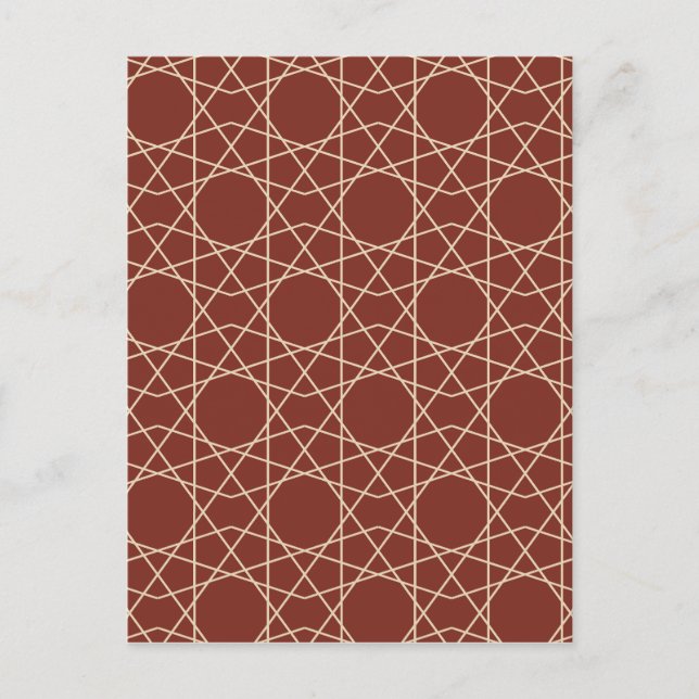 Pompeii Sand Geometry Postcard (Front)