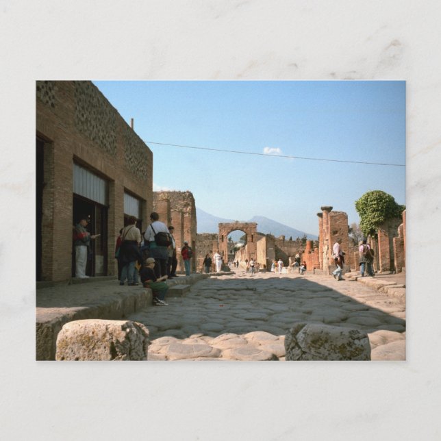 Pompeii, Stepping stones and gateways Postcard (Front)