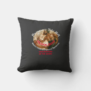 Pompeii Tiki Hut Naples Palermo Catania Syracusa Cushion