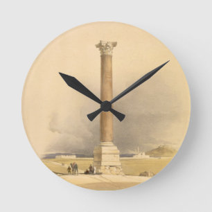 Pompey's Pillar, Alexandria, from "Egypt and Nubia Round Clock