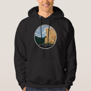 Pompeys Pillar National Monument Montana Vintage  Hoodie