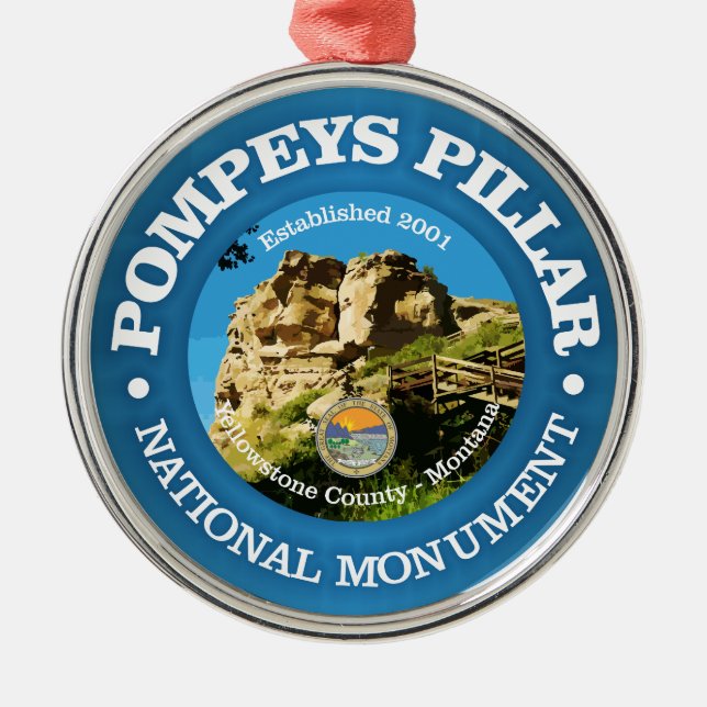 Pompeys Pillar NM Metal Ornament (Front)