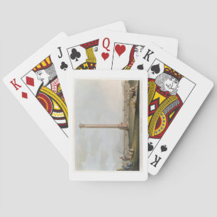 Pompey's Pillar, plate 14 from 'Views in Egypt', e Playing Cards
