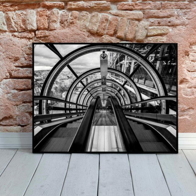 Pompidou Centre Black & White Fine Art Photography Poster (Creator Uploaded)