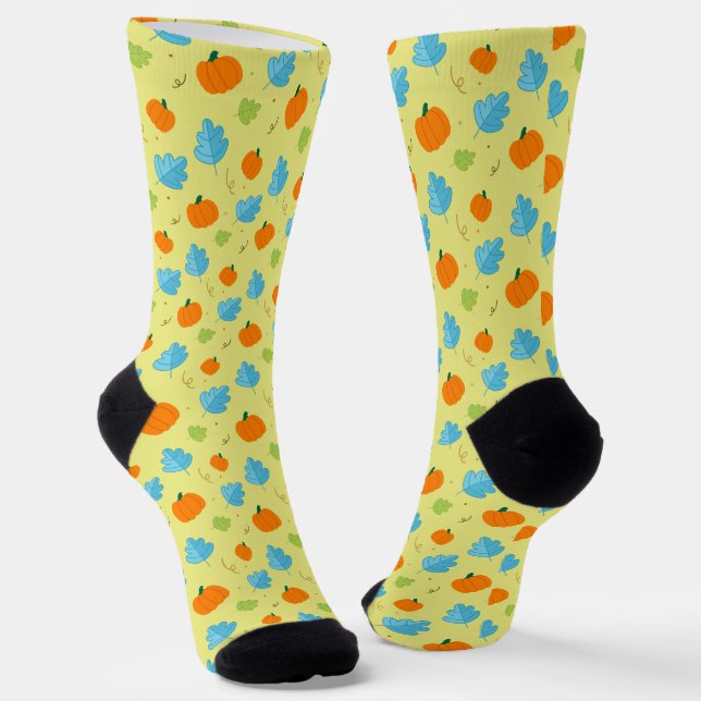 Pompoen Socks (Angled)
