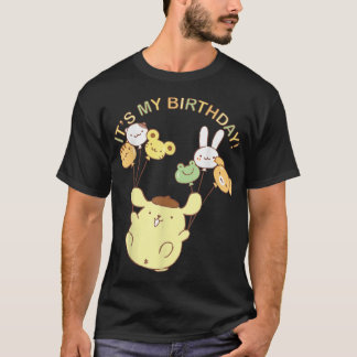 Pompompurin Its My Birthday  T-Shirt