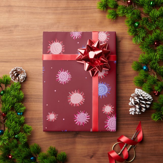 Pompoms Wrapping Paper (Holiday Gift)