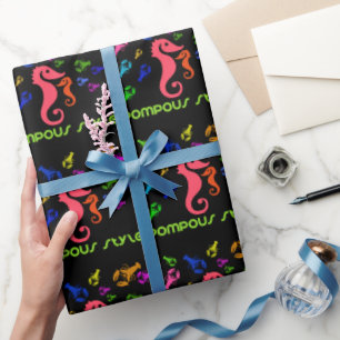 pompous style wrapping paper