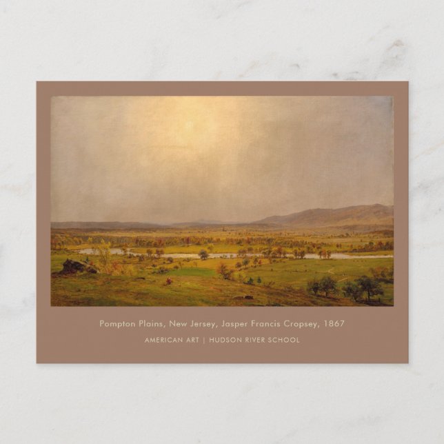Pompton Plains New Jersey Fine Art Painting Postcard (Front)
