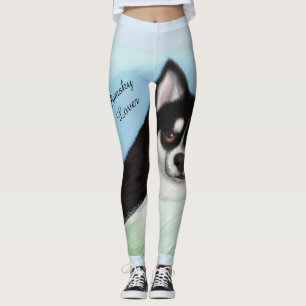 Pomsky Dog Leggings