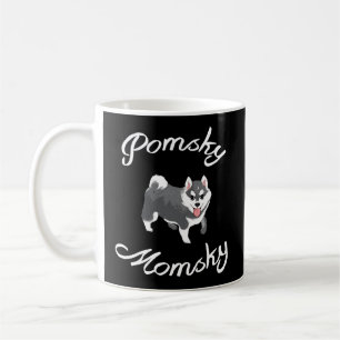 Pomsky Momsky Pet Pomsky Mummy Coffee Mug