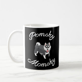 Pomsky Momsky Pet Pomsky Mummy Coffee Mug