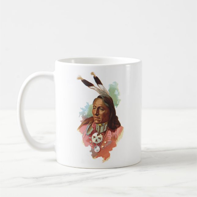 Ponca Chief: Standing Bear Coffee Mug (Left)