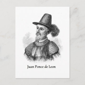 Ponce de Leon and the Fountain of Youth Postcard