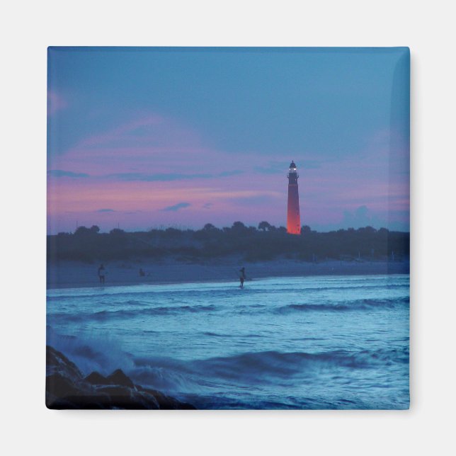 Ponce de Leon Inlet Lighthouse Dusk Magnet (Front)