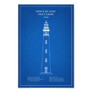 Ponce de Leon Inlet Lighthouse – Florida - AD Photo Print