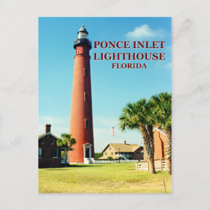 Ponce de Leon Inlet Lighthouse, Florida Postcard