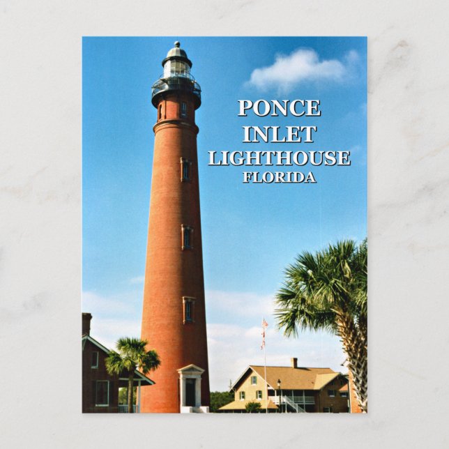 Ponce de Leon Inlet Lighthouse, Florida Postcard (Front)
