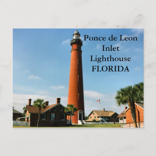 Ponce de Leon Inlet Lighthouse, Florida Postcard (Front)