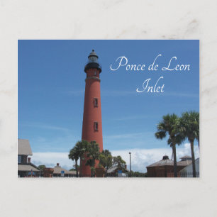 Ponce de Leon Inlet Lighthouse, Ponce Inlet, FL Postcard