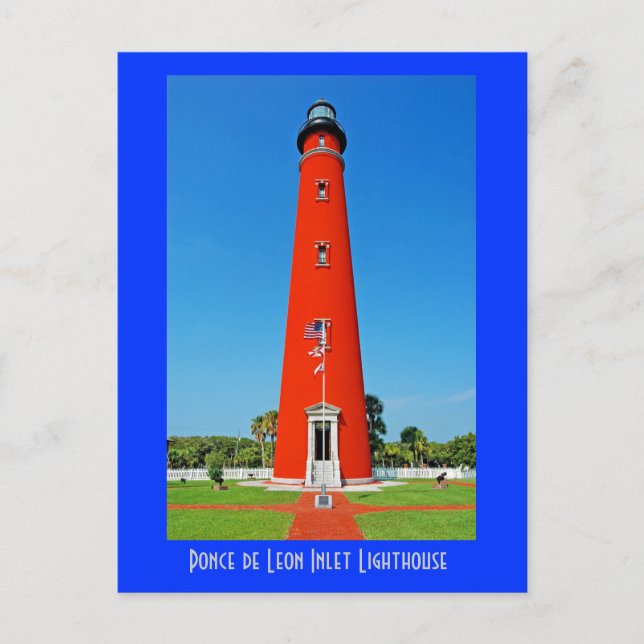 Ponce de Leon Inlet Lighthouse Postcard (Front)