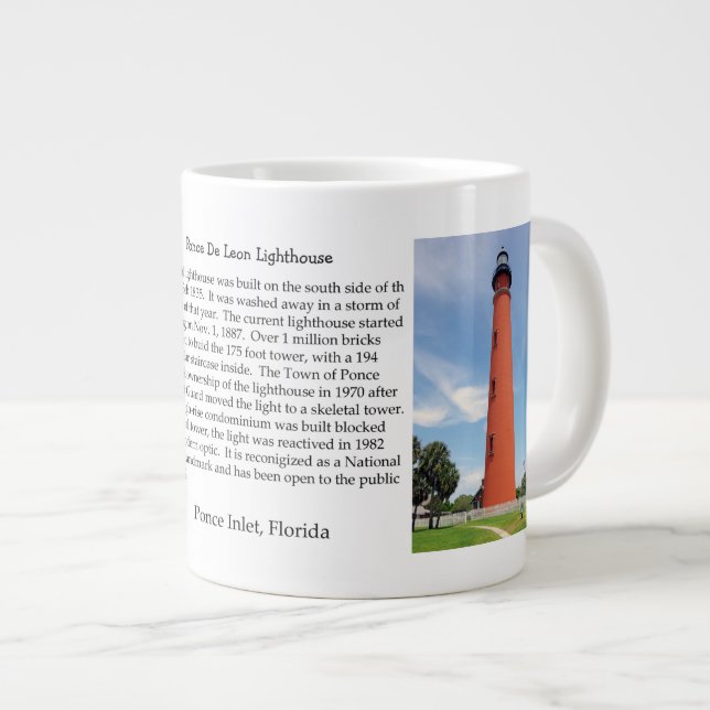 Ponce De Leon Lighhtouse Speciality Mug (Front Right)