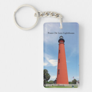 Ponce De Leon Lighthouse acrylic key chain