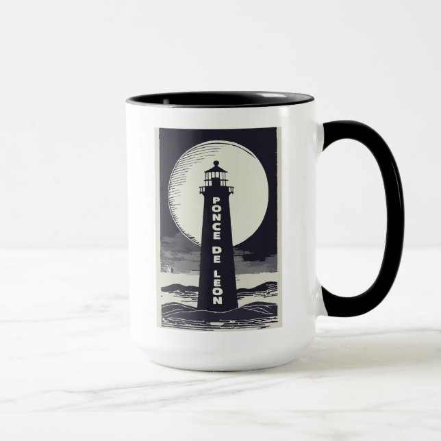 Ponce De Leon Lighthouse Moon Mug (Right)