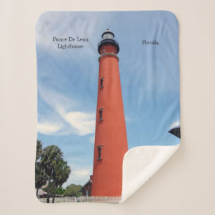 Ponce De Leon Lighthouse sherpa blanket