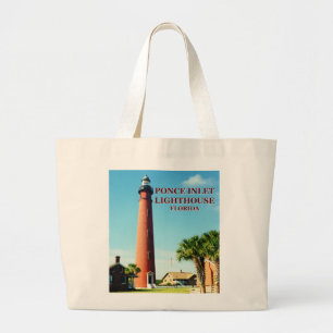 Ponce Inlet Lighthouse, Florida Tote Bag