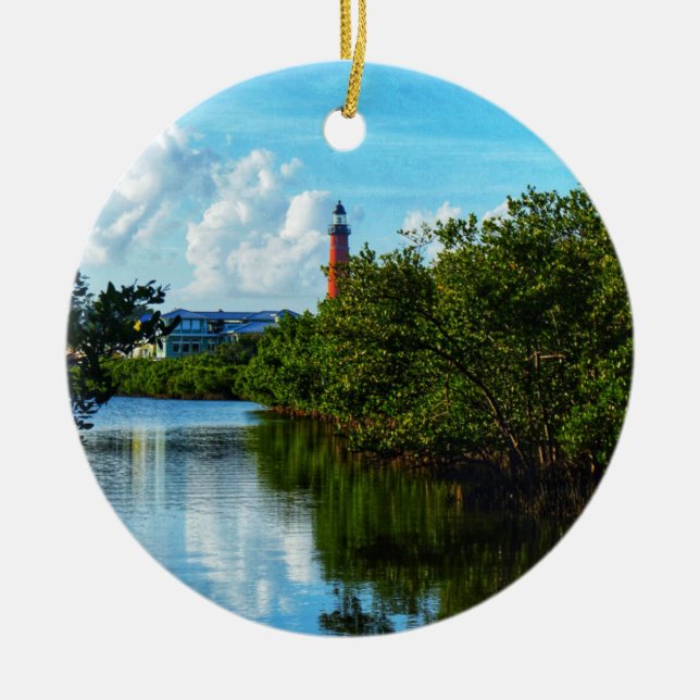 Ponce Inlet Lighthouse Ornament (Front)